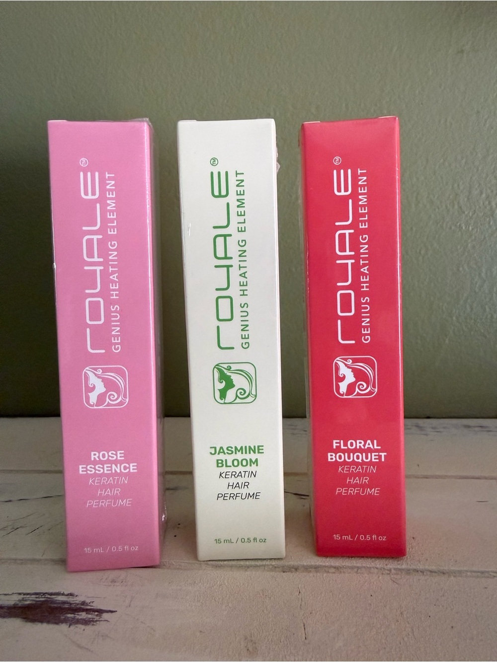 Rouale Rose Essence Keratin Hair Perfume - Pink